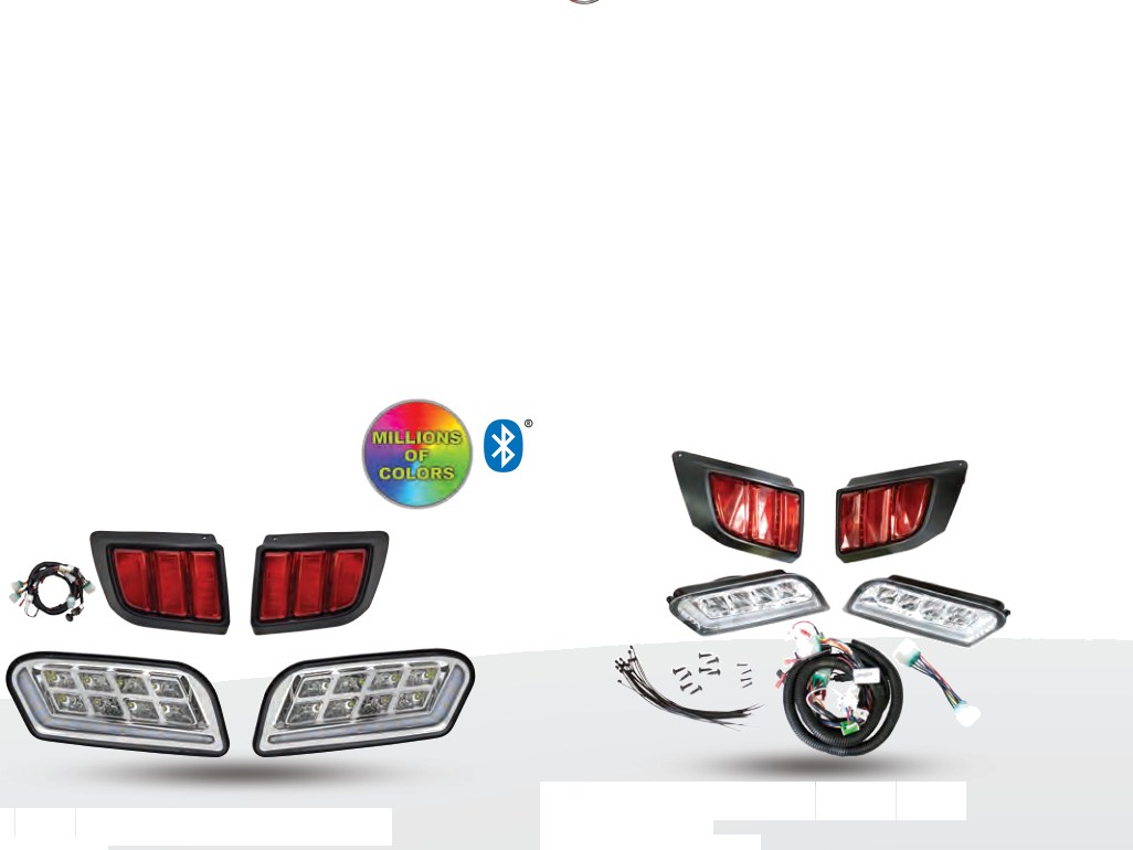 LED Light Kit with RGBW Accent Lights